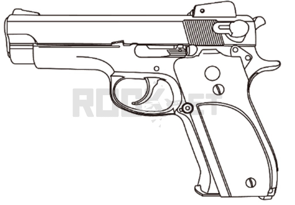 【マルシン】M439 7mmPFC 発火モデルガン 木製グリップ【完成品】（2026年6月頃再販予定・予約）