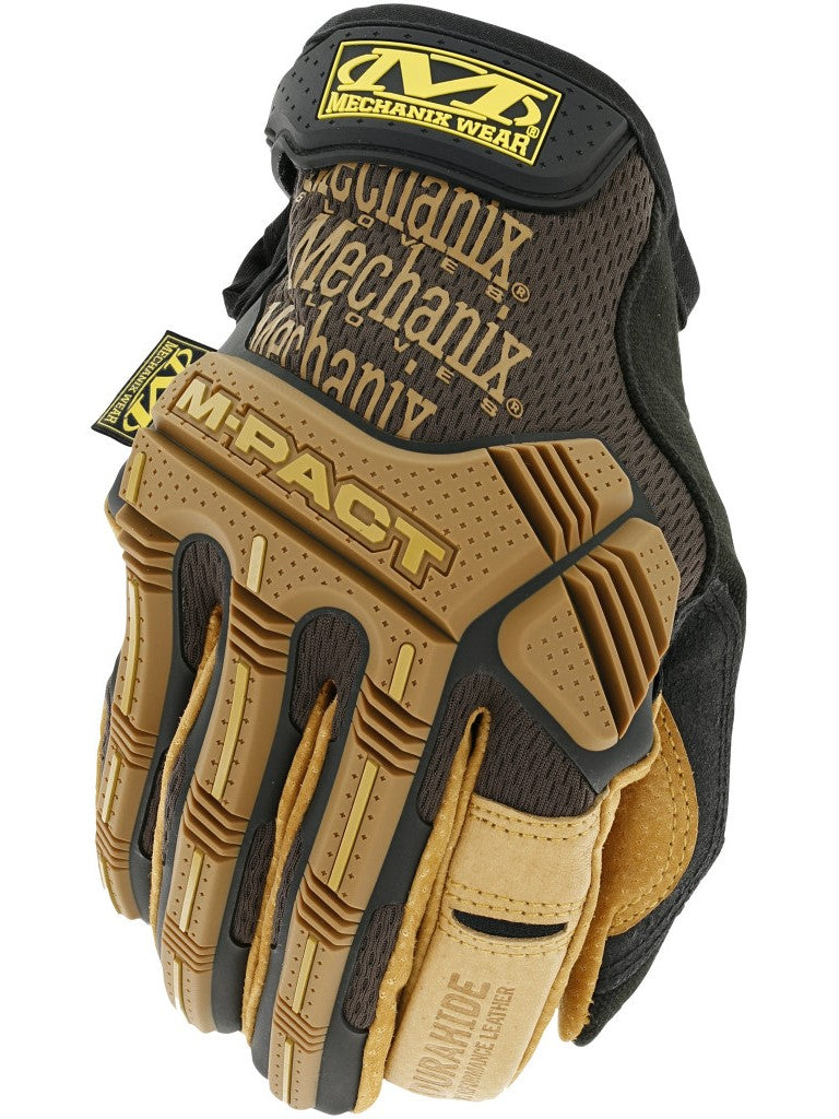 【MECHANIX WEAR】耐衝撃 レザー ワークグローブ デュラハイド™ エムパクト® ( ブラウン )