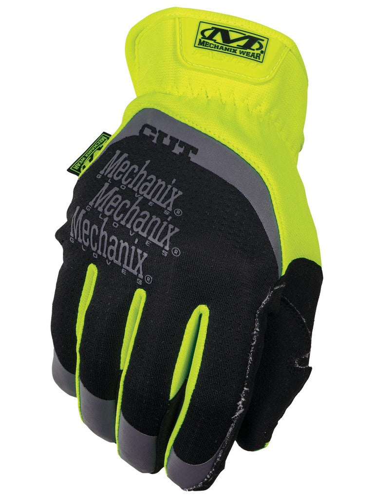 【MECHANIX WEAR】防刃 グローブ ファストフィット® D5 ( 蛍光イエロー )