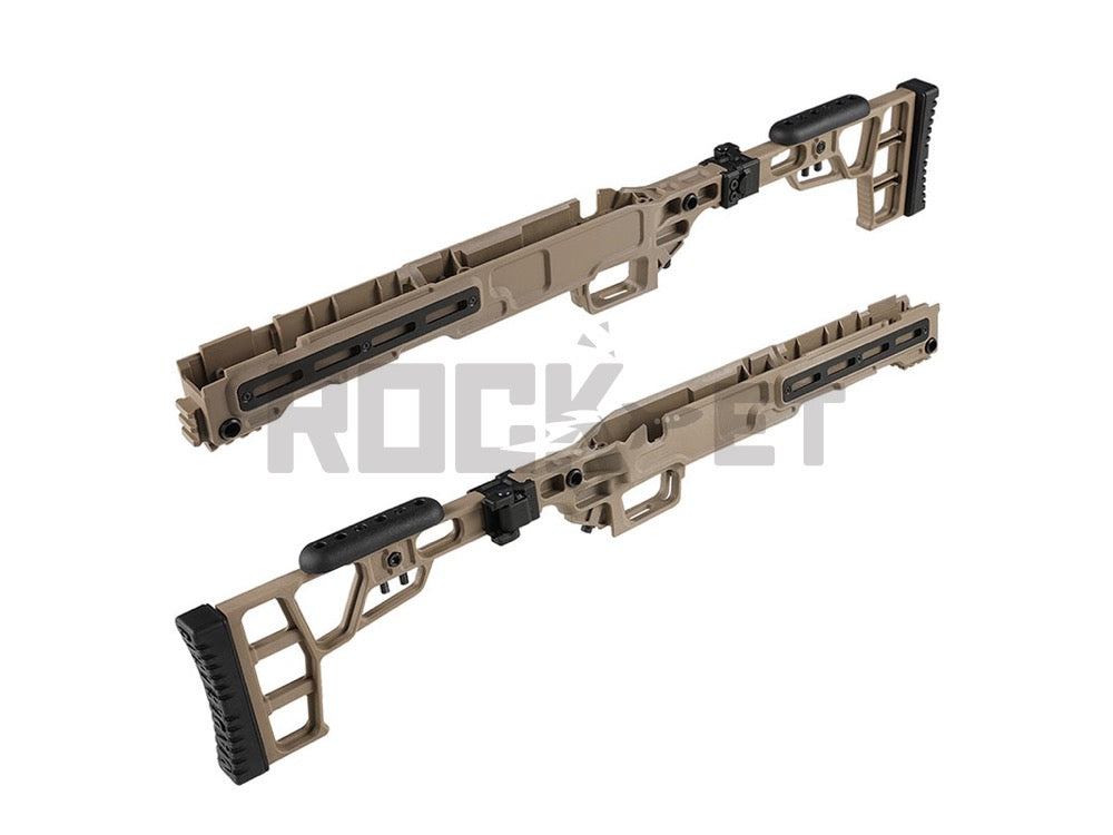 【Maple Leaf】VSR-10用 MLC S2 ライフルシャーシセット (東京マルイ対応) DE