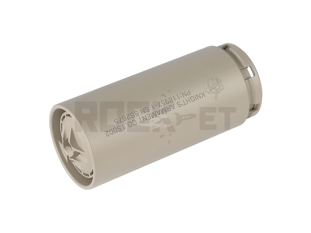 [5KU] KAC Type QDC/MCQ-PRT QD Suppressor & Shroud Set for FDE 14mm CCW Threads 