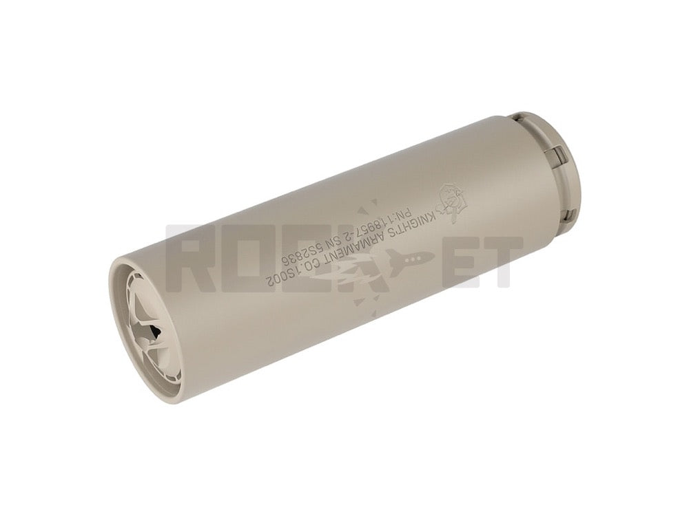 【5KU】KAC タイプ QDC/CRS-PRT QDサプレッサー & シュラウドセット FDE 14mm 逆ネジ対応