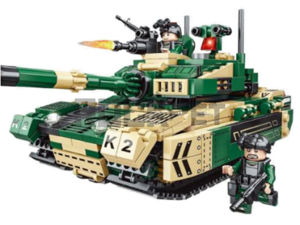 【NB】K2 ブラックパンサー 戦車タイプ 模型ブロック