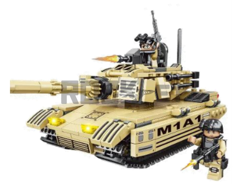 【NB】M1A1 エイブラムス 戦車タイプ 模型ブロック