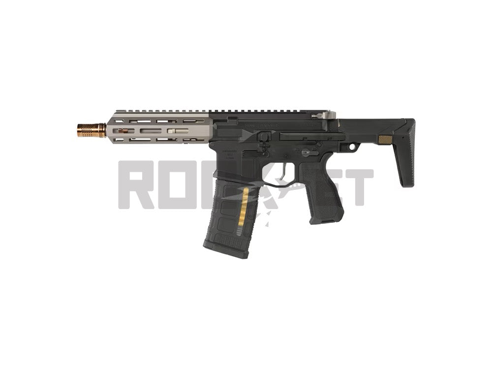 【Salvo Precision】Q Honey Badger SBR Style 7inch Replica Toy GBBR Black ガスブローバックライフル (JAPAN Ver./RealMarking)