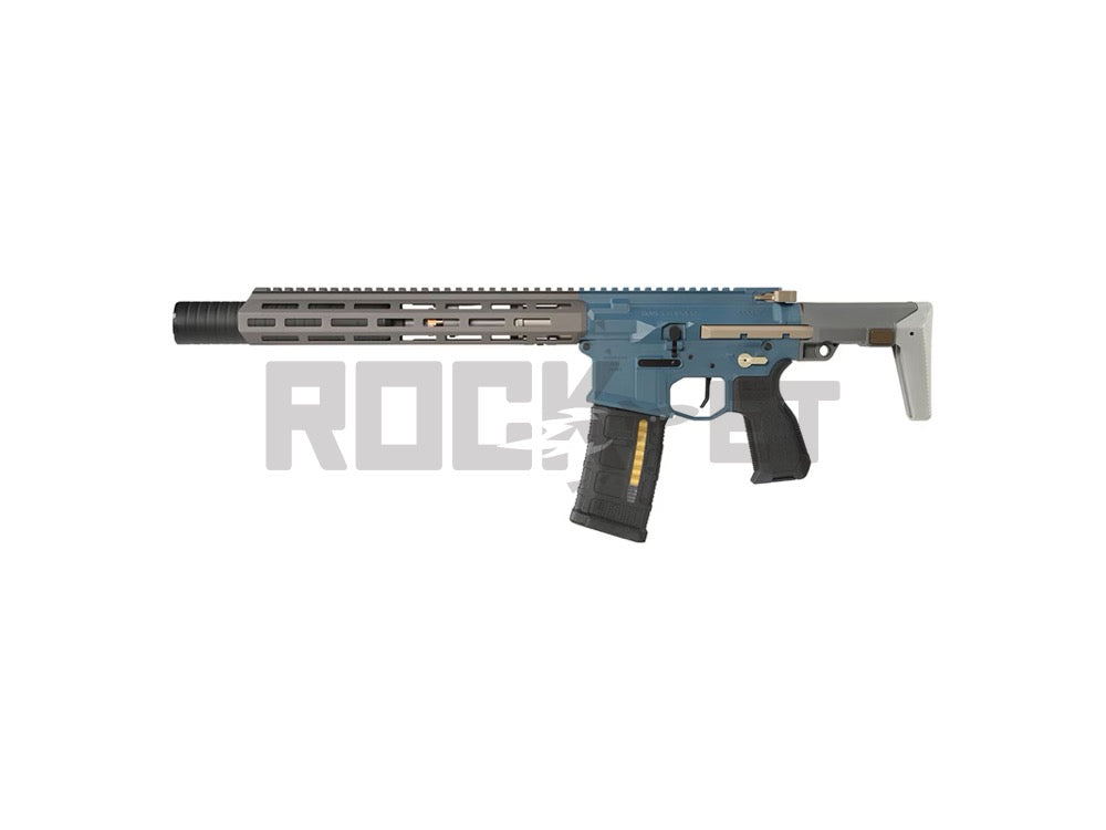 【Salvo Precision】Q Honey Badger SD Style 7inch Replica Toy GBBR Blue ガスブローバックライフル (JAPAN Ver./RealMarking)