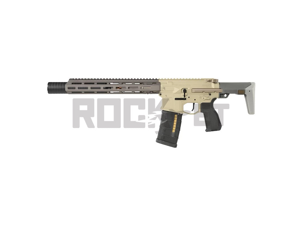 【Salvo Precision】Q Honey Badger SD Style 7inch Replica Toy GBBR FDE ガスブローバックライフル (JAPAN Ver./RealMarking)