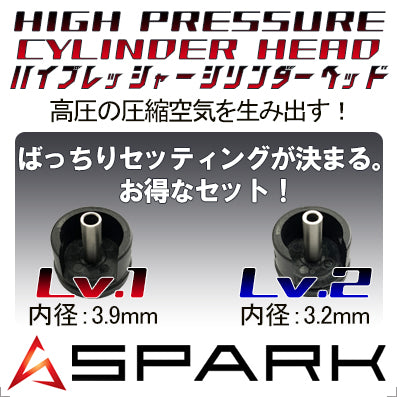 【SPARK】電動ガン用 ハイプレッシャーシリンダーヘッド