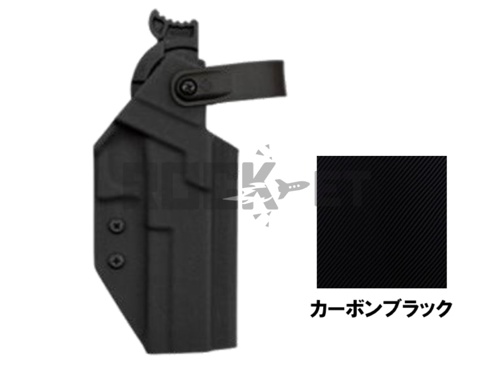 【Stardust Gear】LV2 カイデックスホルスター ハイキャパ用 X300ライト対応 カーボンブラック