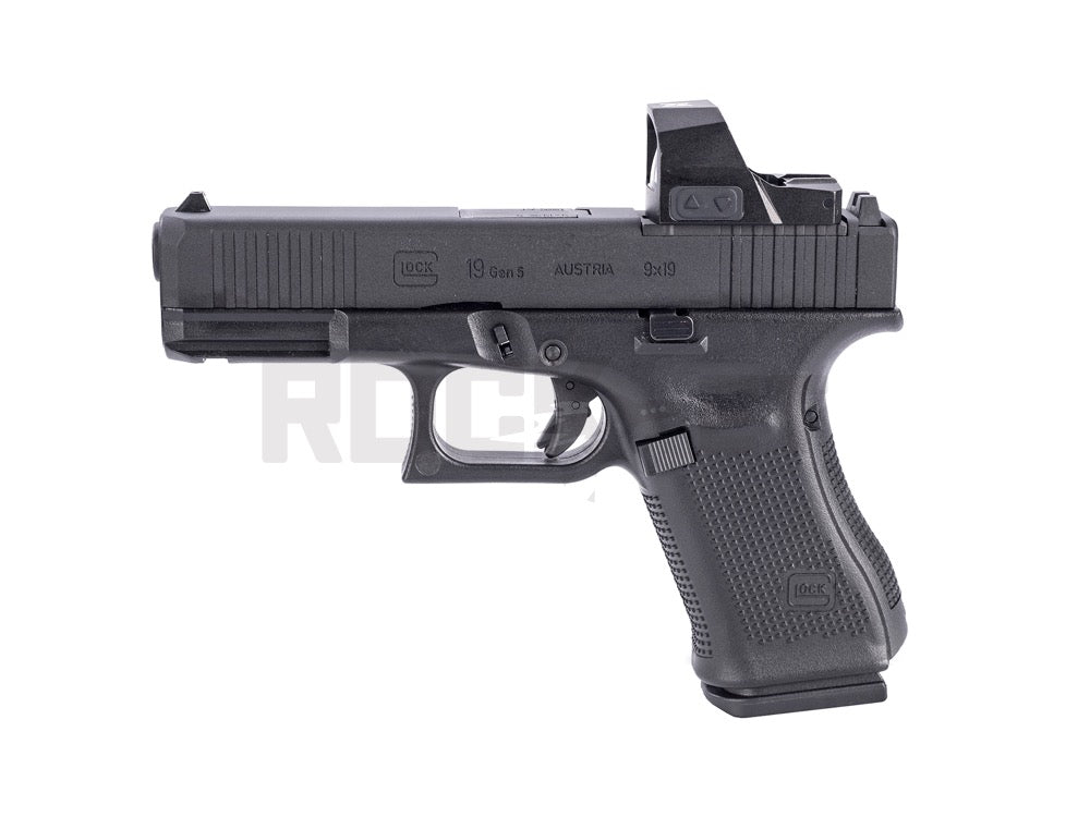 【UMAREX】 Glock G19 Gen5 MOS ガスブローバック 1年間工賃無償保証（2025年1月8日新発売）