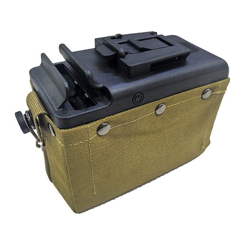 【WELL PRO】M249 LMG ライトマシンガン用 電動式ボックスマガジン 2000発（2026年1月新発売・予約）