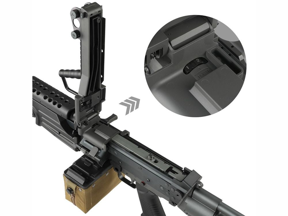 WELL PRO】M249 PARA LMG ライトマシンガン 電動ガン ツインモーター