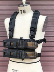 x115xTAYLOR グリッドカットハーネス　マルチカムブラック x115xTAYLOR】P90 CHEST RIG with GRID CUT HARNESS – ROCK-et