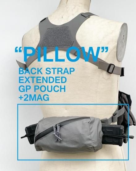 【x115xTAYLOR】 ”PILLOW"BACK STRAP EXTENDED GP POUCH+2MAG