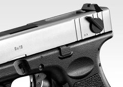 マルイ　電動ハンドガン　グロック18C　シルバ－ Amazon | 東京マルイ(TOKYO MARUI) GLOCK 18C SILVER SLIDE 18歳