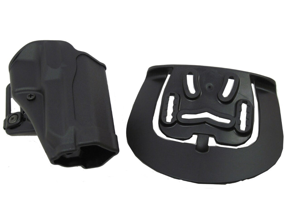 【BLACKHAWK!/訳あり特価】 SIG P220/225/226 Sportster CQC Belt/Paddle Holster Right Hand Polymer Black 415606BK-R