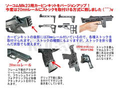 フリーダム・アート】 東京マルイ SOCOM Mk23用 カービンキットR