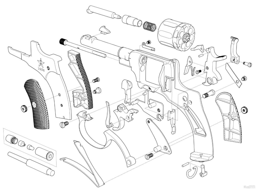 HWS】 ナガン M1895 リボルバー – ROCK-et
