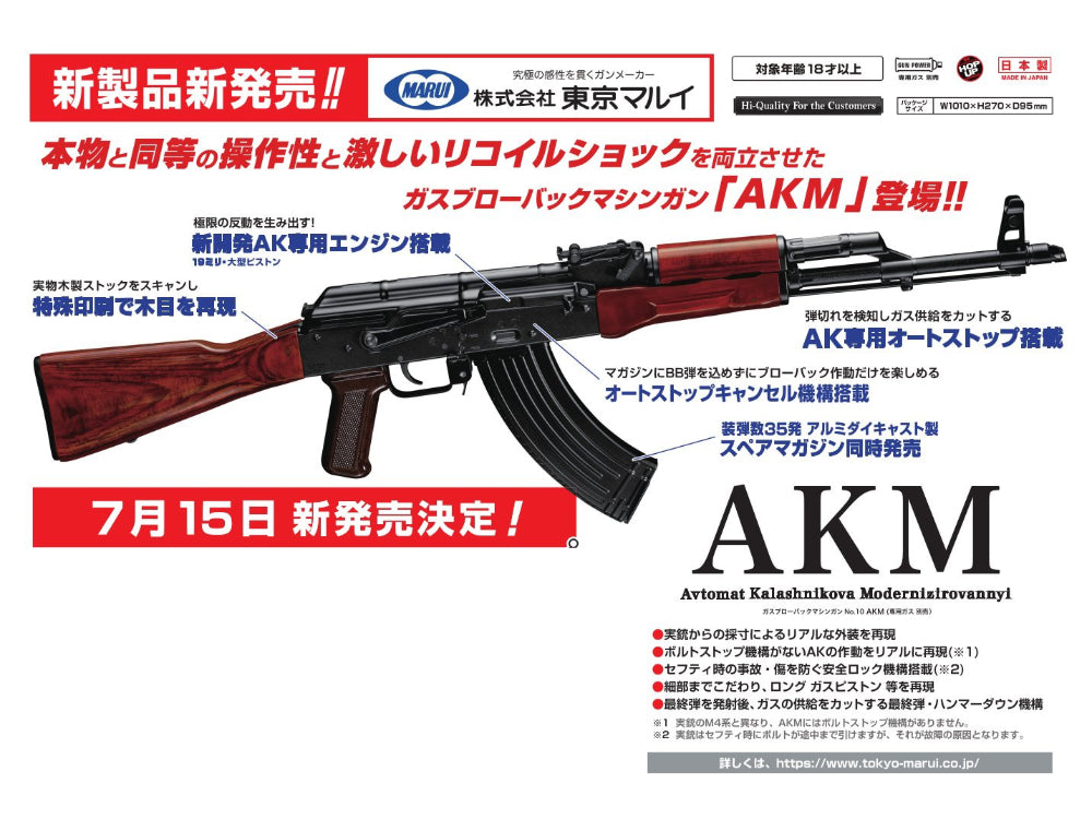 東京マルイ AKM ガスブローバック