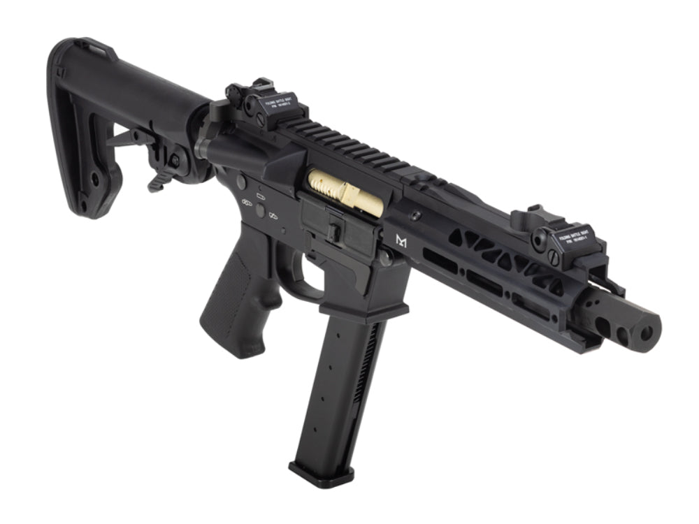 安いセールKing Arms(キングアームズ)ガスブローバックライフル COLT M4A1(ブラック)中古品 フルメタル×樹脂 セミフル切替 ガス漏れ無し 初速71.5m/s ガスガン