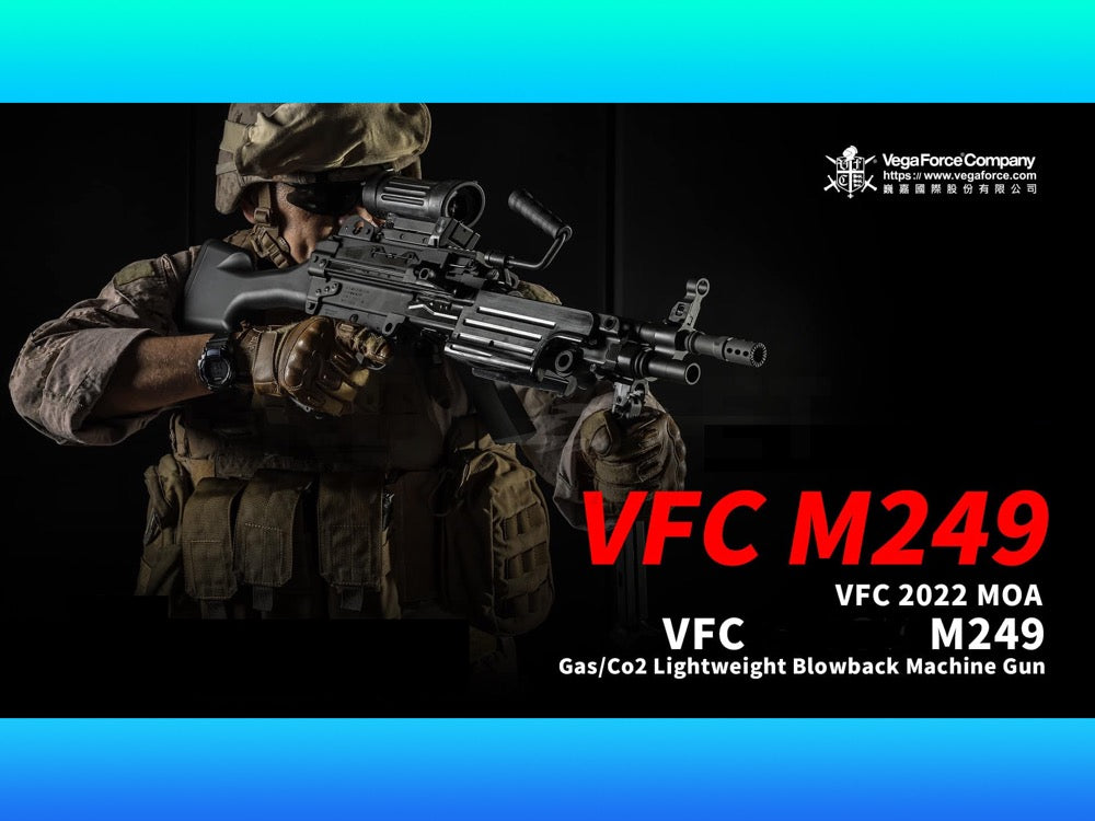 【VFC】 M249 GBBR JP ver.（2023年夏頃新発売予約）