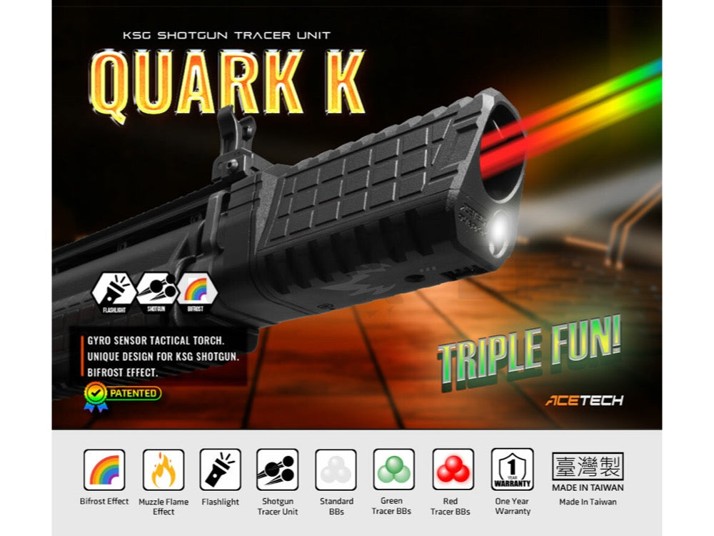 Acetech】 Quark K トレーサーユニット for 東京マルイ KSGショット