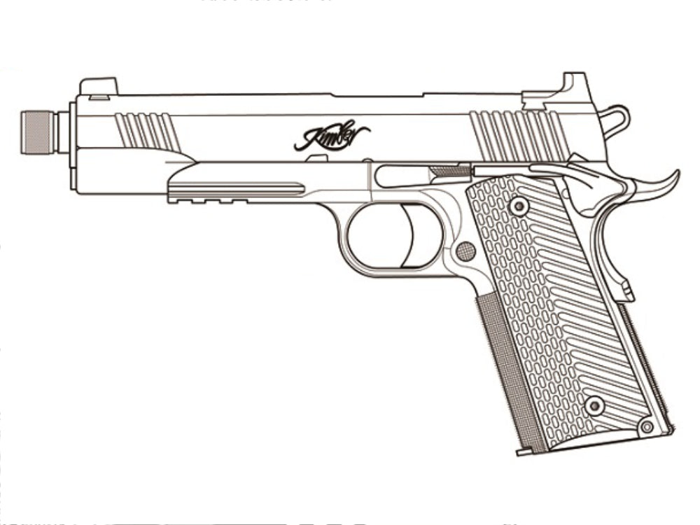 ジャンク】HarricanE Kimber メタルフレーム デザートウォリアー WE