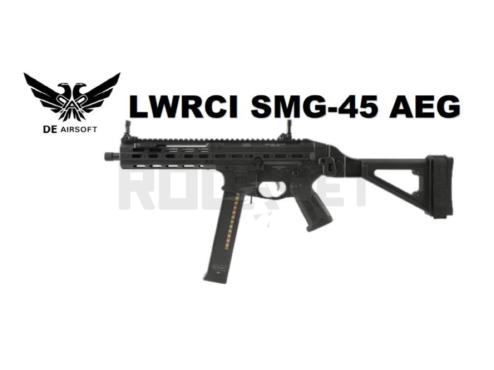 Double Eagle】 LWRCI SMG-45 AEG スポーツライン 電子トリガー搭載