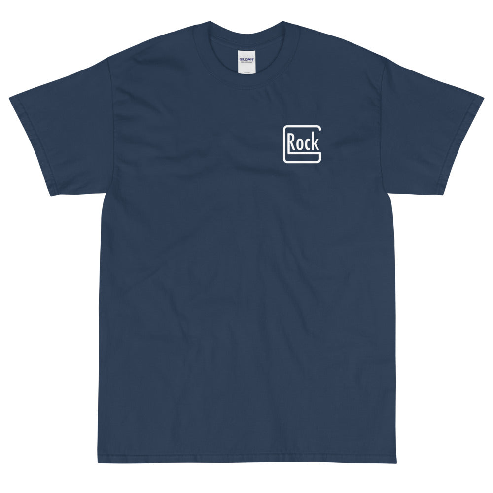 【受注生産】 ROCK-et x ksym.dsnLab "GROCK" ホワイトプリント 半袖ユニセックスTシャツ