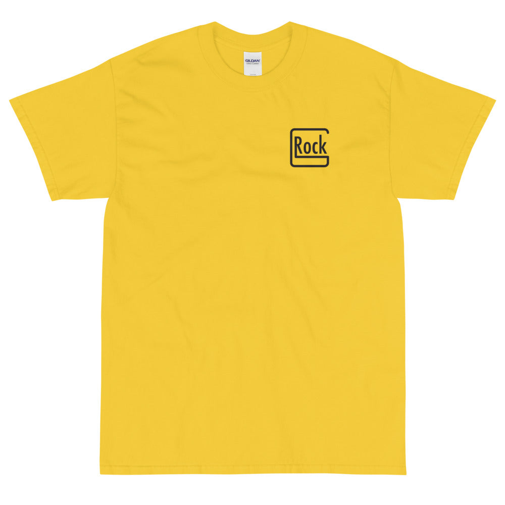 【受注生産】 ROCK-et x ksym.dsnLab "GROCK" ブラックプリント 半袖ユニセックスTシャツ