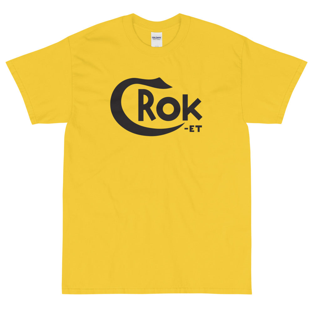 【受注生産】 ROCK-et x ksym.dsnLab "COLT" ブラックプリント 半袖ユニセックスTシャツ