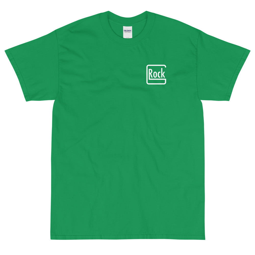 【受注生産】 ROCK-et x ksym.dsnLab "GROCK" ホワイトプリント 半袖ユニセックスTシャツ