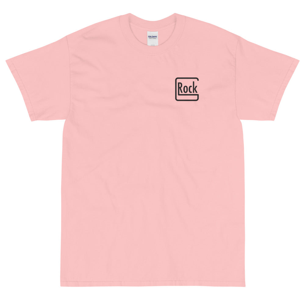 【受注生産】 ROCK-et x ksym.dsnLab "GROCK" ブラックプリント 半袖ユニセックスTシャツ