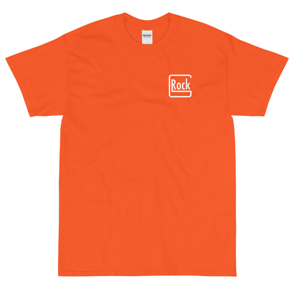 【受注生産】 ROCK-et x ksym.dsnLab "GROCK" ホワイトプリント 半袖ユニセックスTシャツ