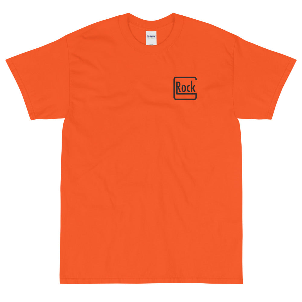 【受注生産】 ROCK-et x ksym.dsnLab "GROCK" ブラックプリント 半袖ユニセックスTシャツ