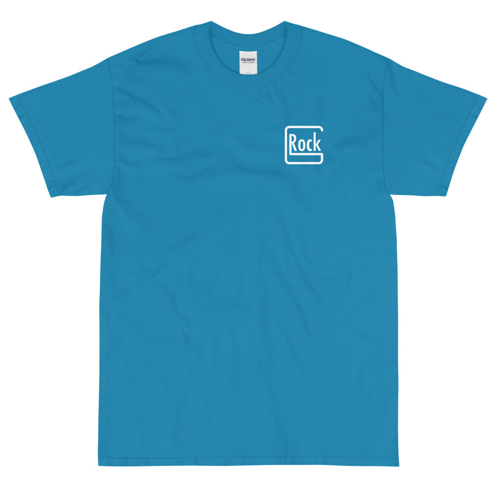 【受注生産】 ROCK-et x ksym.dsnLab "GROCK" ホワイトプリント 半袖ユニセックスTシャツ