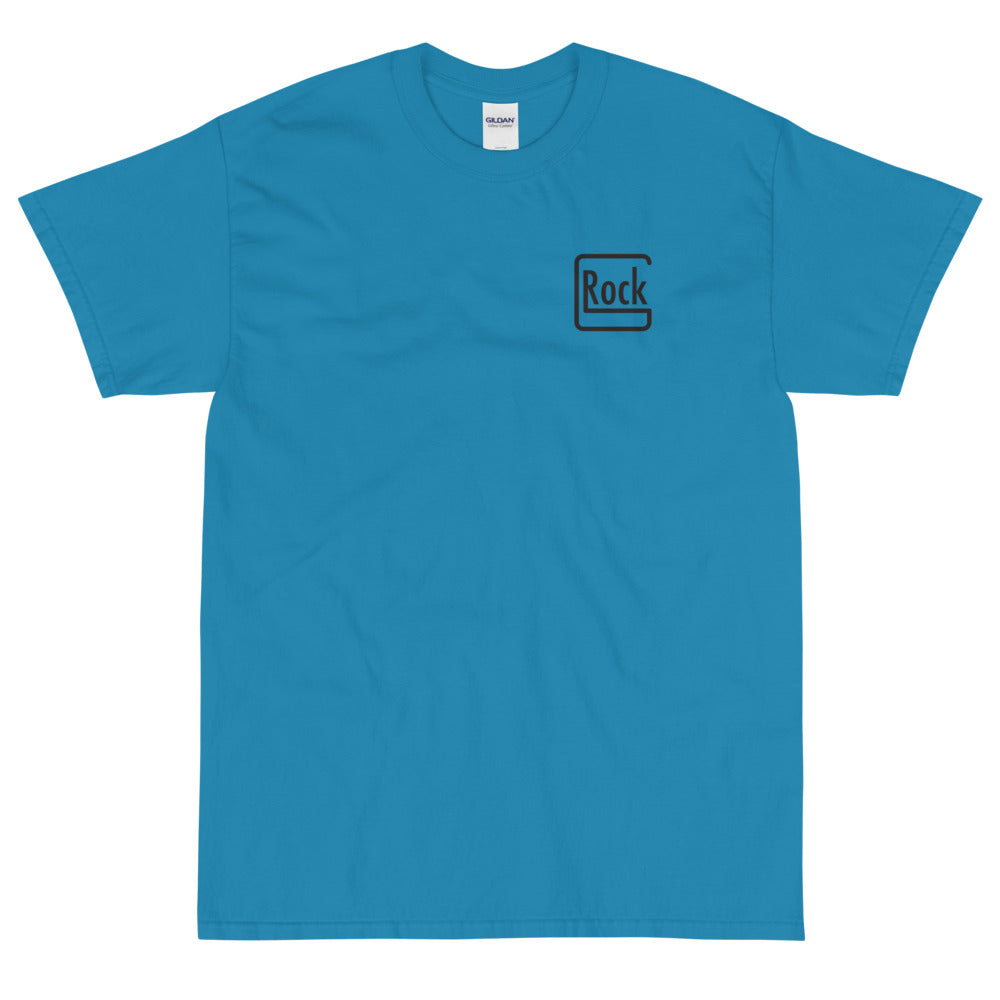 【受注生産】 ROCK-et x ksym.dsnLab "GROCK" ブラックプリント 半袖ユニセックスTシャツ