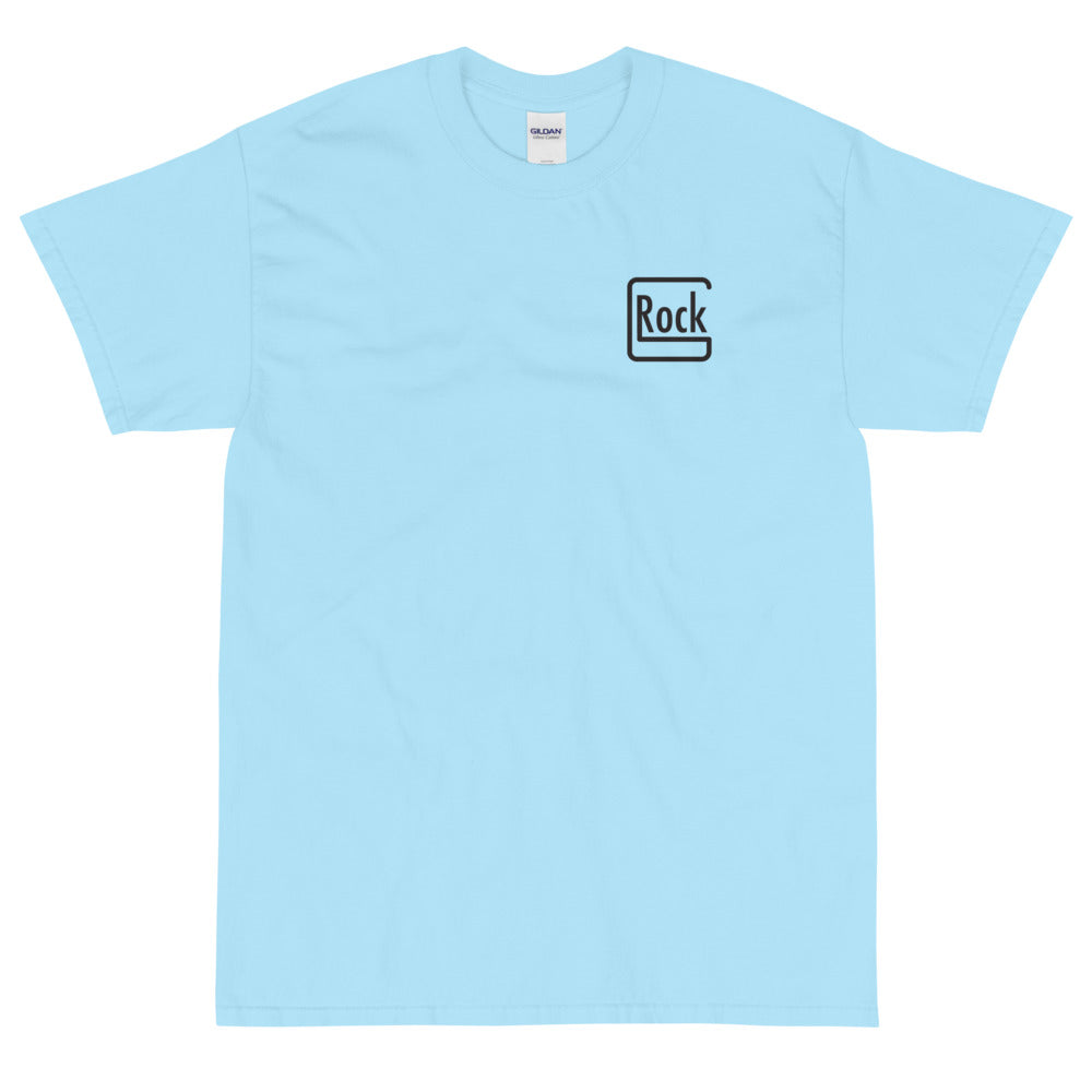【受注生産】 ROCK-et x ksym.dsnLab "GROCK" ブラックプリント 半袖ユニセックスTシャツ