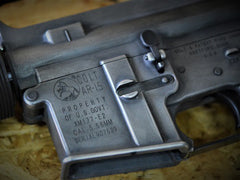 WE】 XM177E2 アルミCARストック リアル刻印 ウェザリング仕様